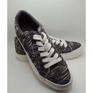 Rocket Dog Womens CECILA EGAN Canvas Platform Sneakers Shoes GREY Size 9